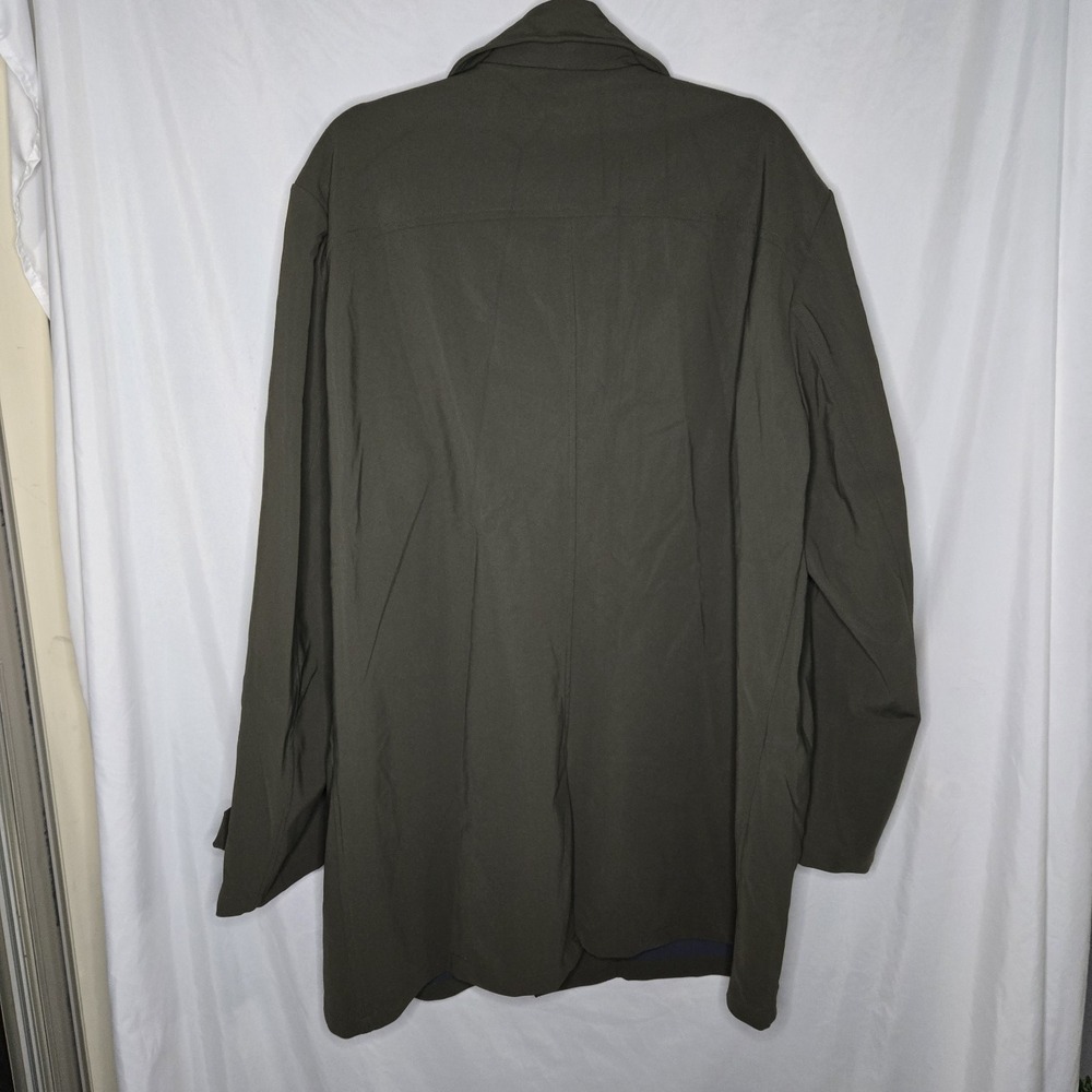 Nordstrom 3 In‎ 1 Trench And Puffer Coat Green XXL Capsule Wardrobe Versatile - Picture 6 of 16